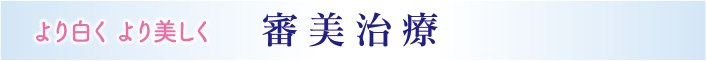 より白くより美しく 審美治療